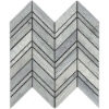 Picture of Tesoro - Haisa Blue Mosaic Multi-Width Cheron Mixed Honed Polished