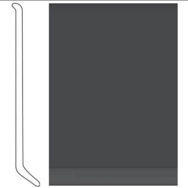 Picture of Johnsonite - Baseworks ThermoSet 3 1/2 with Toe Wall Base Charcoal