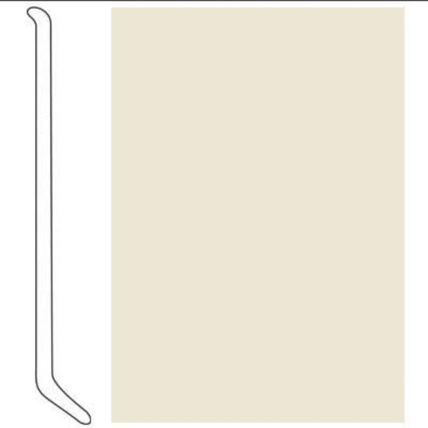 Picture of Johnsonite - Baseworks ThermoSet 3 1/2 with Toe Wall Base Bone White
