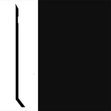 Picture of Johnsonite - Perceptions Designer Recess with Toe Black