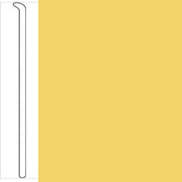 Picture of Johnsonite - Baseworks ThermoSet 2 1/2 Toeless Wall Base Canary