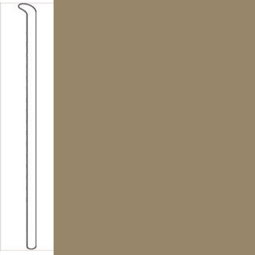 Picture of Johnsonite - Baseworks ThermoSet 2 1/2 Toeless Wall Base Tannery