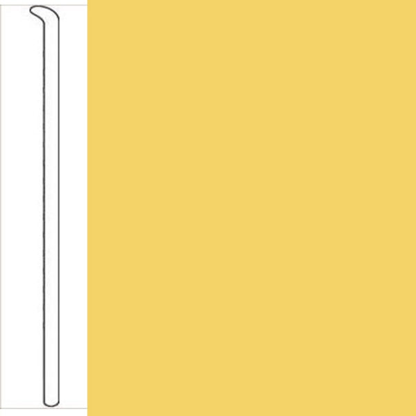 Picture of Johnsonite - Baseworks ThermoSet 3 1/2 Toeless Wall Base Canary