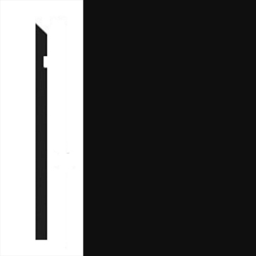 Picture of Johnsonite - Millwork Reveal 6 Black