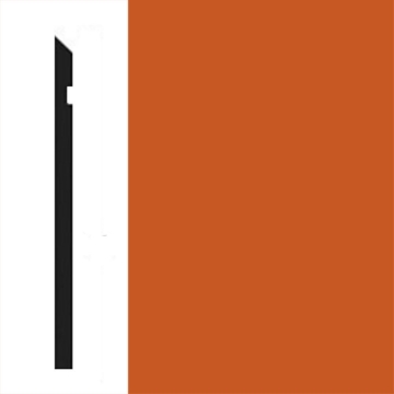 Picture of Johnsonite - Millwork Reveal 4 1/4 Tangerine Tango