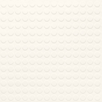 Picture of Johnsonite - Solid Colors Raised Round .125 Snow White