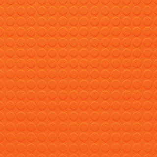 Picture of Johnsonite - Solid Colors Raised Round .125 Tangerine Tango