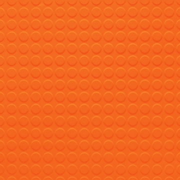 Picture of Johnsonite - Solid Colors Raised Round .125 Tangerine Tango