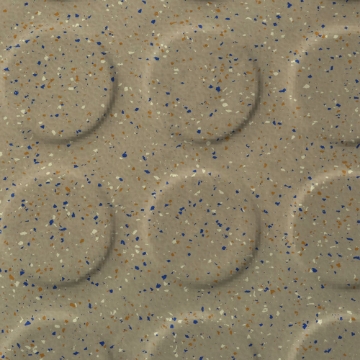 Picture of Johnsonite - Color Splash Raised Round Octoberfest