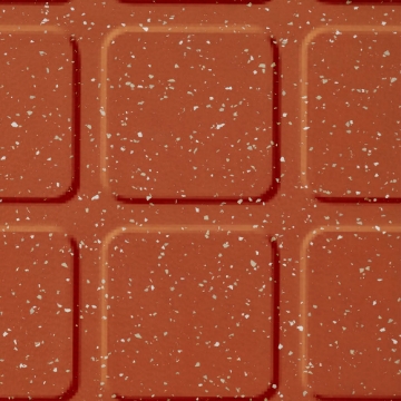 Picture of Johnsonite - Color Splash Raised Square Spicy Clementine