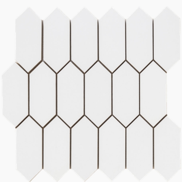 Picture of American Wonder Porcelain - Arctic Style Assorted Mosaics Arctic White Picket