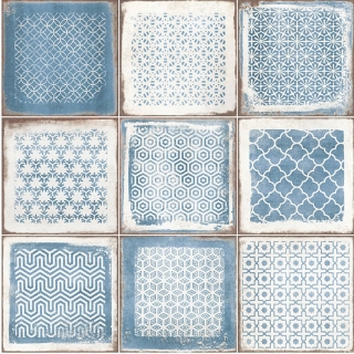 Picture of SOHO Studio Corp - Bernalillo Deco Blue