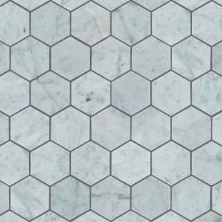 Picture of Shaw Floors - Chateau Hexagon Bianco Carrara