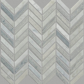 Picture of Shaw Floors - Estate Mosaic Chevron Bianco Blue