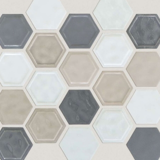 Picture of Shaw Floors - Geoscapes Hexagon Warm Blend