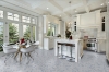 Picture of Elon Tile & Stone - Hexagon Mosaics 2 Blue Mist Honed