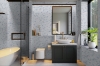 Picture of Elon Tile & Stone - Hexagon Mosaics 2 Blue Mist Honed