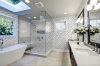 Picture of Elon Tile & Stone - Silhouette Mosaics Bianco Oro White Thassos Crema Marfil Honed