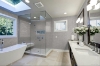 Picture of Elon Tile & Stone - Tri-Weave Mosaics Beachwood Driftwood Dot Honed