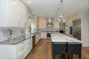 Picture of Elon Tile & Stone - Tri-Weave Mosaics Pearl White Pacific Gray Dot Honed