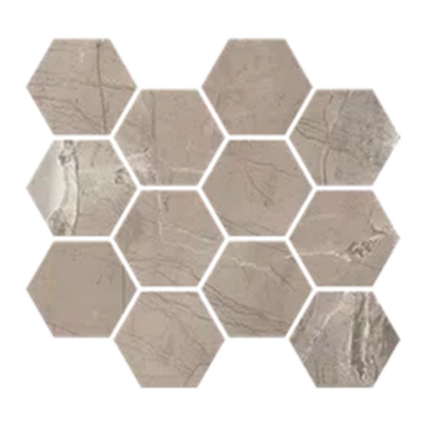 Picture of Milestone - Absolute Mosaic Hexagon Taupe