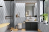 Picture of Elon Tile & Stone - Curvosa Mosaics Blue Celeste Dual Curvosa White Thassos Honed