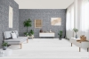 Picture of Elon Tile & Stone - Aluminum Herringbone Pacific Gray Silver Polished