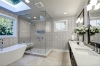 Picture of Elon Tile & Stone - Aluminum Herringbone Bianco Oro  Gold Honed