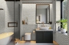Picture of Elon Tile & Stone - Aluminum Herringbone Dolomite Gold Honed