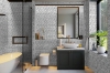 Picture of Elon Tile & Stone - Aluminum Random Strip Pearl White Silver