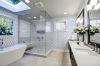 Picture of Elon Tile & Stone - Regalia Mosaics Blue Celeste White Thassos