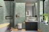 Picture of Elon Tile & Stone - Marble 3 x 6 Emerald Green Honed