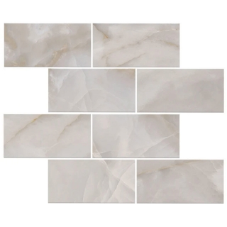Picture of Milestone - Onyx Mosaic Brick Matte Light Grey
