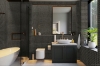 Picture of Elon Tile & Stone - Element 2 x 2 Mosaic Carbon Honed