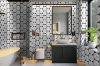 Picture of Elon Tile & Stone - Hexagon 8 Corola Black