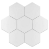 Picture of Elon Tile & Stone - Hexagon 8 Versalles White