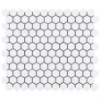Picture of SOHO Studio Corp - Simple Mosaic Solid Hexagon White / Polished
