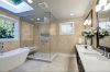Picture of Elon Tile & Stone - Limestone 12 X 12 Cross-Cut Light Ivory Travertine Honed