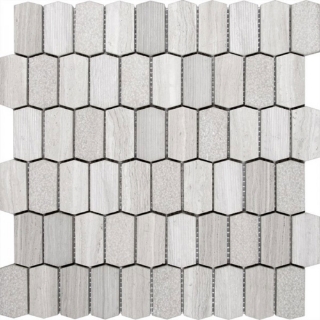 Picture of Bati Orient - Limestone Hexagon Multi Finish Grey