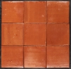 Picture of Elon Tile & Stone - Terracotta Stained 12 x 12 Brick Red Clear Semi Gloss