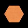 Picture of Elon Tile & Stone - Terracotta Stained Hexagon 8 Soft Brown Clear Semi Gloss
