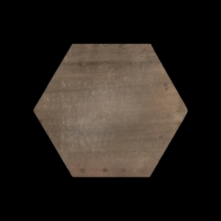 Picture of Elon Tile & Stone - Terracotta Stained Hexagon 8 Walnut Clear Semi Gloss