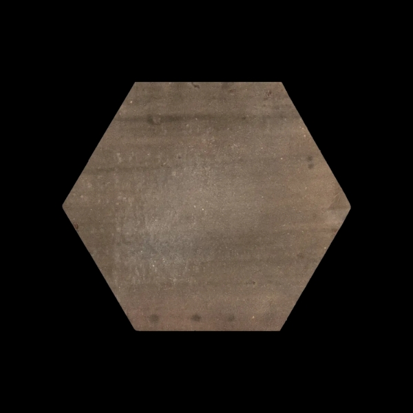 Picture of Elon Tile & Stone - Terracotta Stained Hexagon 8 Walnut Clear Semi Gloss