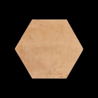 Picture of Elon Tile & Stone - Terracotta Stained Hexagon 8 Antique Birch Clear Semi Gloss