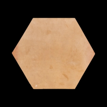 Picture of Elon Tile & Stone - Terracotta Stained Hexagon 12 Antique Birch Clear Semi Gloss