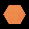 Picture of Elon Tile & Stone - Terracotta Stained Hexagon 12 Brick Red Clear Semi Gloss