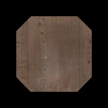 Picture of Elon Tile & Stone - Terracotta Stained Octagon 8 Walnut Clear Semi Gloss
