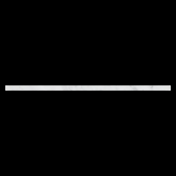 Picture of Elon Tile & Stone - Pencil Moldings Bianco Carrara Micro Pencil Honed