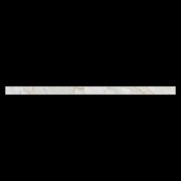 Picture of Elon Tile & Stone - Pencil Moldings Calacatta Gold Flat Liner Polished