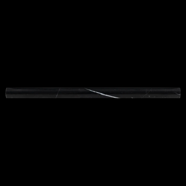 Picture of Elon Tile & Stone - Pencil Moldings Black Polished